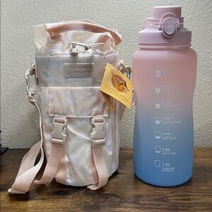 Blogilates One Size Water Bottle Sling Bag
